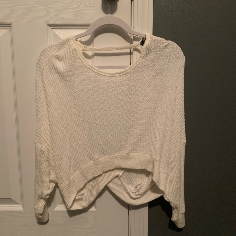Open back fashion nova shirt